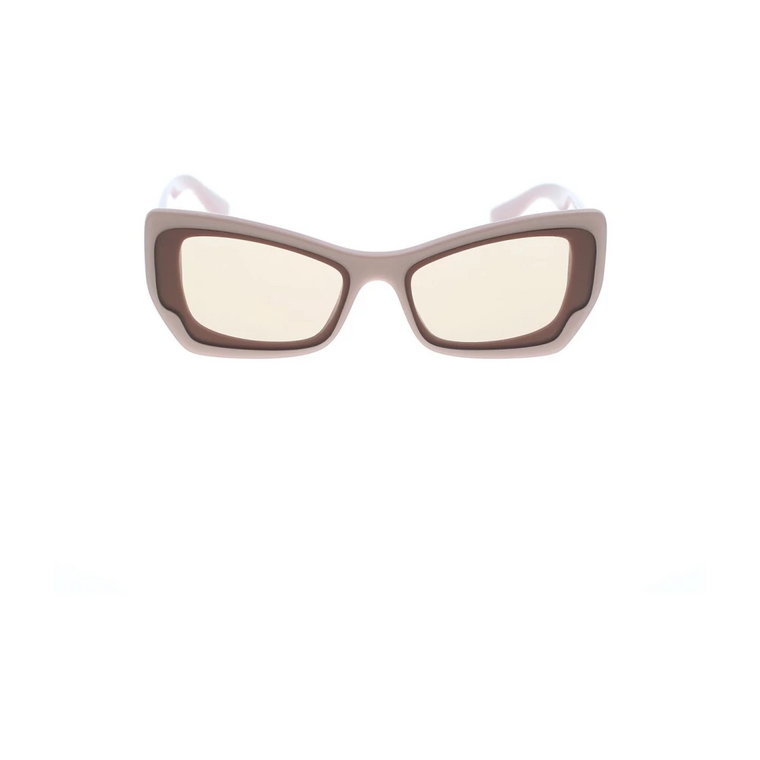 Nieregularne Okulary Przeciwsłoneczne z Acetat Miu Miu