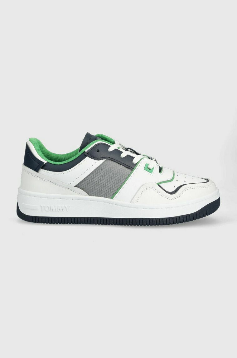 Tommy Jeans sneakersy BASKET MESH kolor biały EM0EM01166