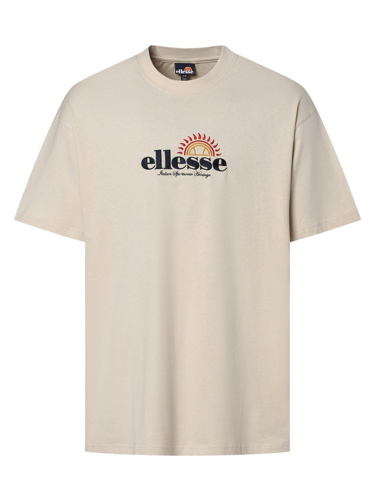 ellesse - T-shirt męski  Aestas, beżowy