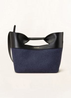 Alexander Mcqueen Torebka The Bow Small blau