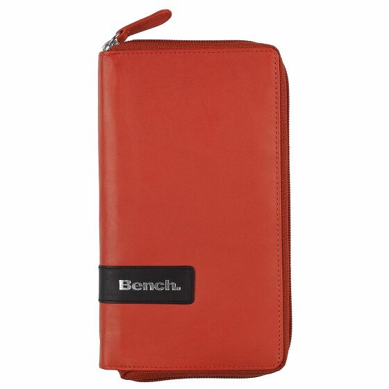 Bench Skórzany portfel RFID 10,5 cm rot
