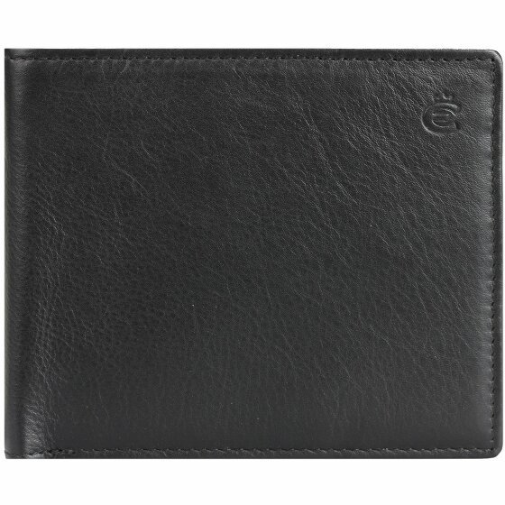 Esquire Eco Wallet Leather 11 cm black