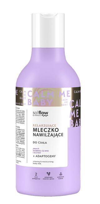 So!Flow Kojący balsam do ciała, Śliwka i jeżyna