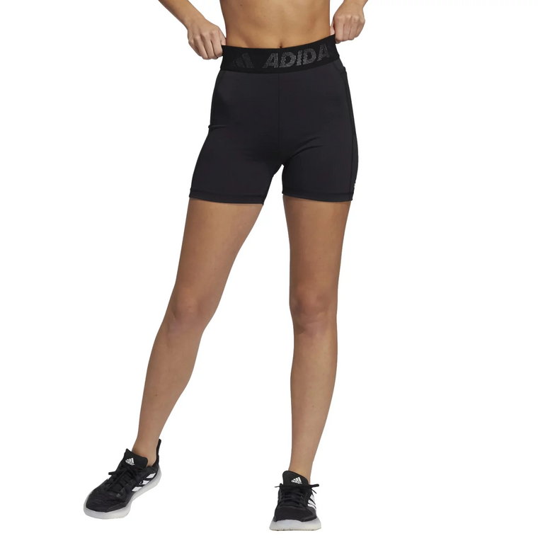 adidas Techfit Badge Of Sport Short Tights GL0689, Damskie, Czarne, spodenki, poliester, rozmiar: L