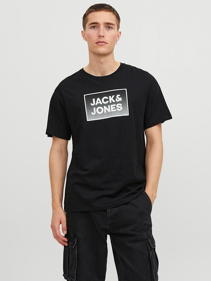 Jack & Jones Koszulka w kolorze czarnym