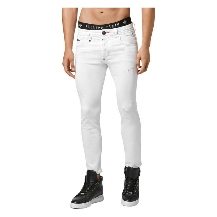 Slim-Fit Denim Jeans Mdt2769 Philipp Plein