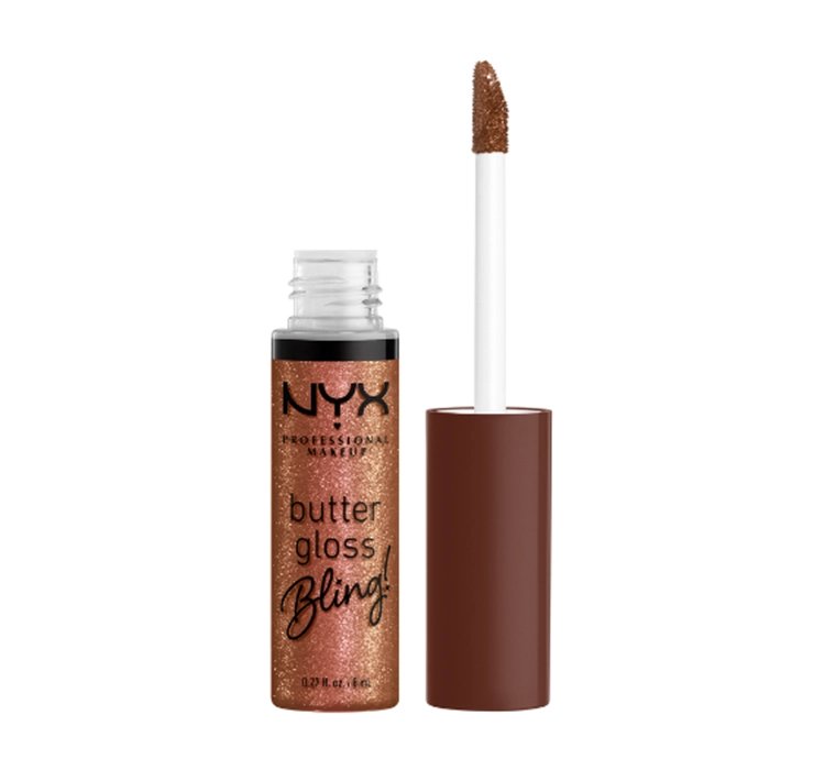 NYX PROFESSIONAL MAKEUP BUTTER GLOSS BLING BŁYSZCZYK DO UST 08 HUSTLA 8ML