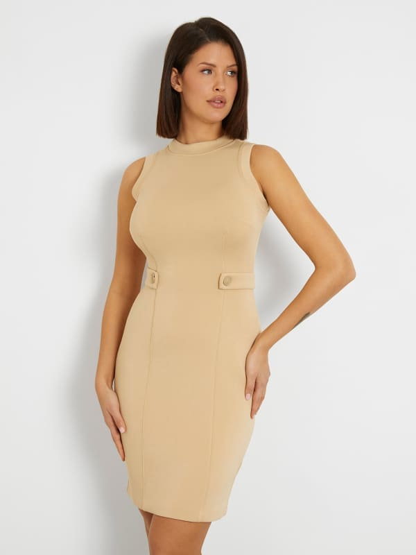 Midi Sukienka Scuba Fason Bodycon