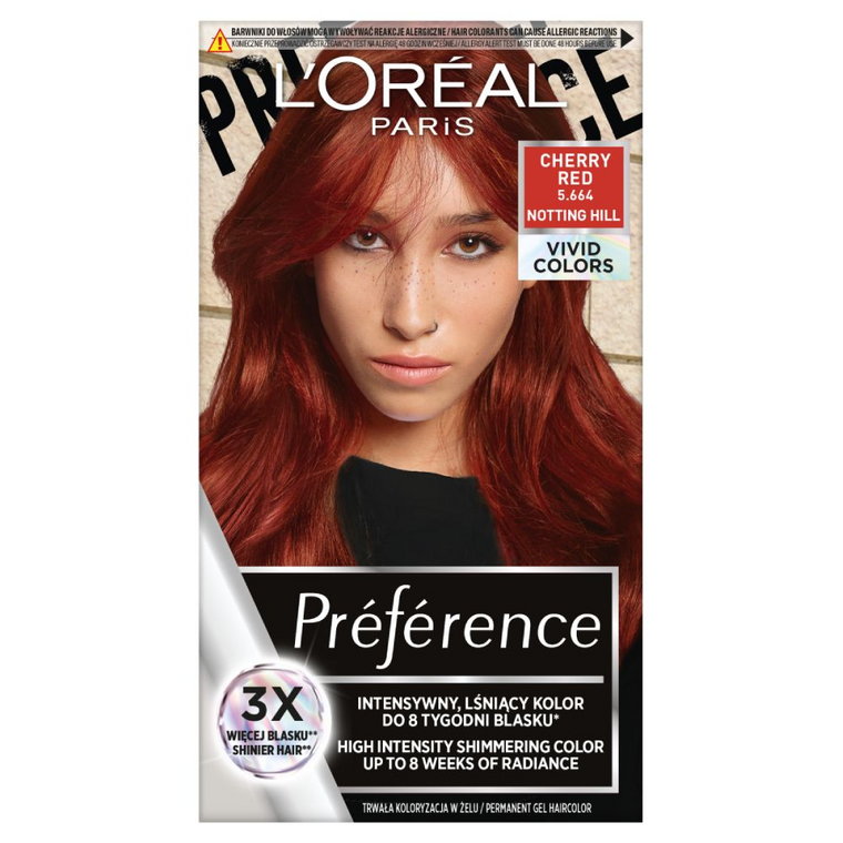 Preference Vivid Colors Farba do włosów 5.664 Cherry Red