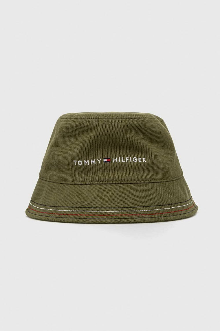 Tommy Hilfiger kapelusz kolor zielony