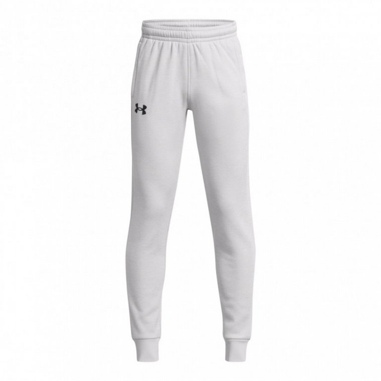 Chłopięce spodnie treningnowe Under Armour UA Armour Fleece Joggers - szare