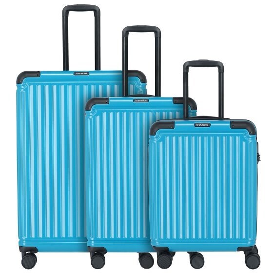 Travelite Cruise 4-Wheel Suitcase Set 3szt. türkis