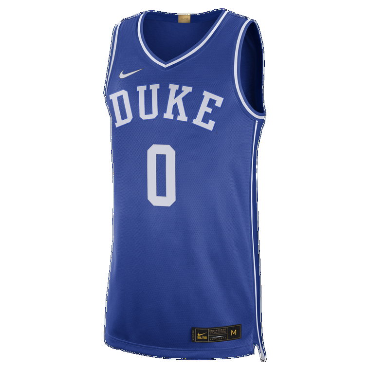 Męska koszulka do koszykówki Nike Dri-FIT College Duke Limited - Niebieski