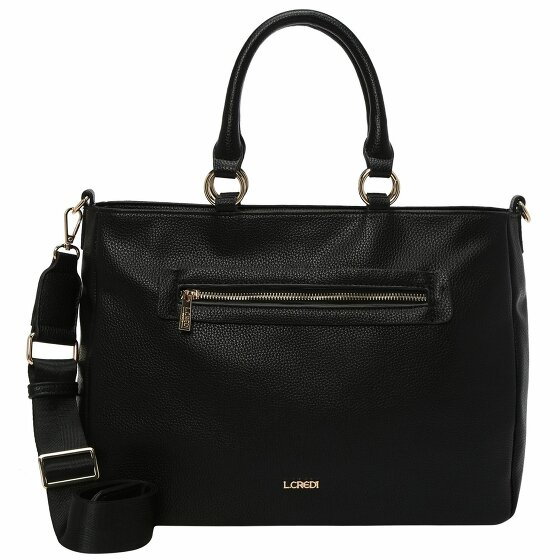 L.Credi Lindsey Shopper Bag 37 cm schwarz
