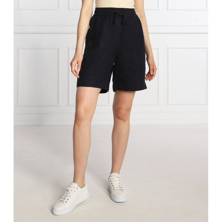 Tommy Hilfiger Lniane szorty | Relaxed fit
