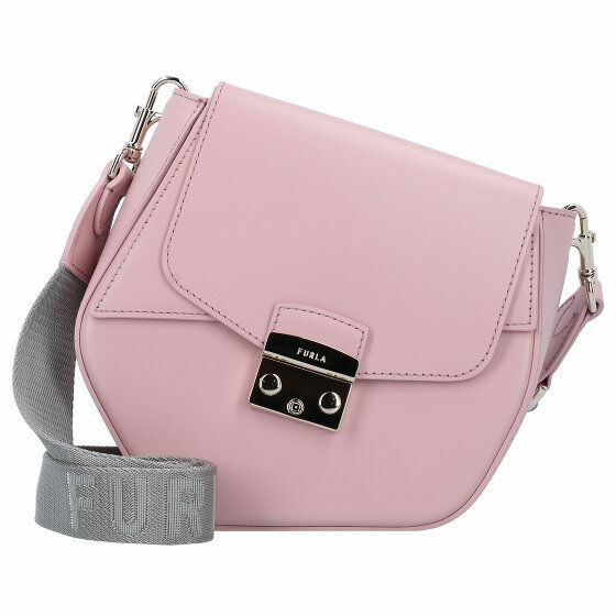 Furla Metropolis Torba na ramię Skórzany 18 cm alba-light silver