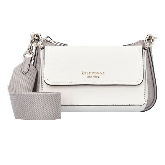 Kate Spade New York Double Up Torba na ramię Skórzany 20 cm warm taupe multi