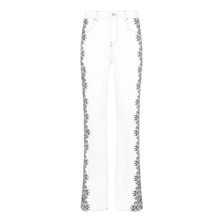 Białe Bawełniane Esme Jeans Etro