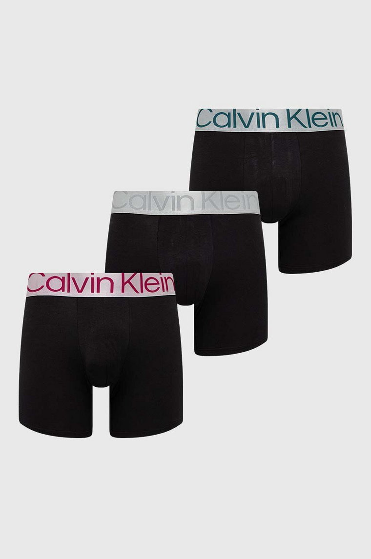 Calvin Klein Underwear bokserki 3-pack męskie kolor czarny