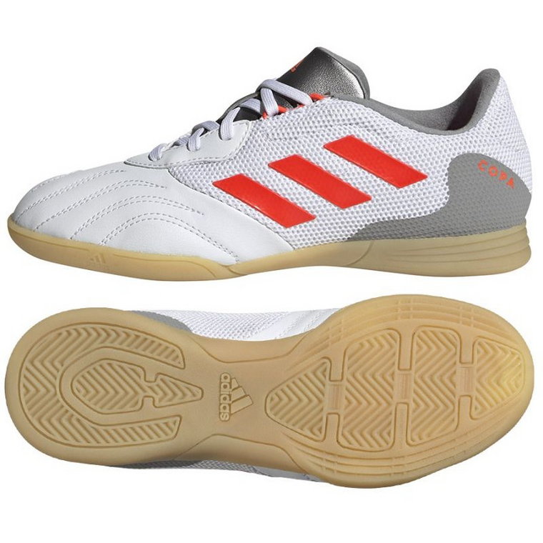 Buty piłkarskie adidas Copa Sense.3 In Sala Jr FY6158 wielokolorowe białe