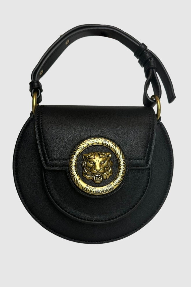 JUST CAVALLI Duża czarna torebka Icon Bag