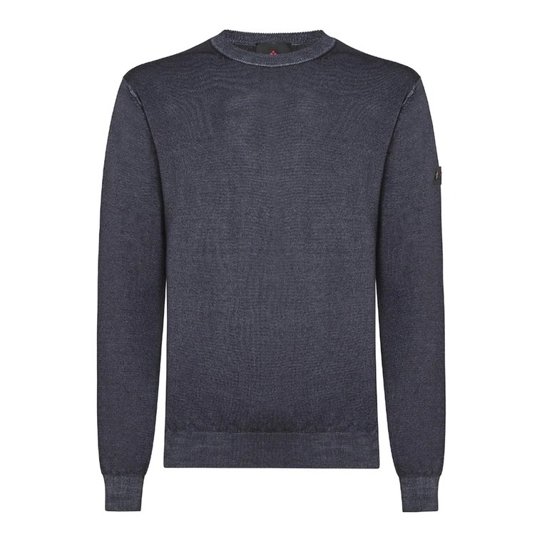 Slim Fit Acid Wash Merino Sweaters Peuterey