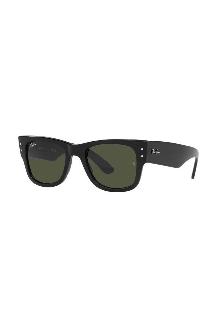 Ray-Ban okulary przeciwsłoneczne MEGA WAYFARER kolor czarny 0RB0840S