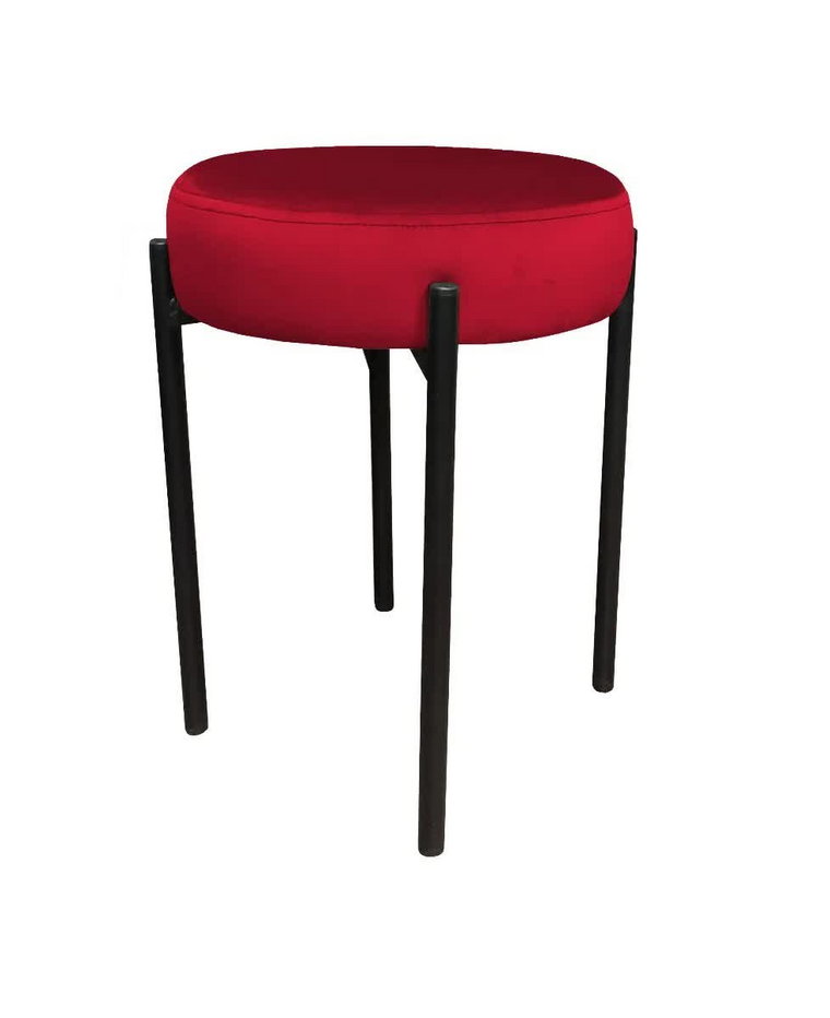 Taboret TORIN MG VELVET bordowy