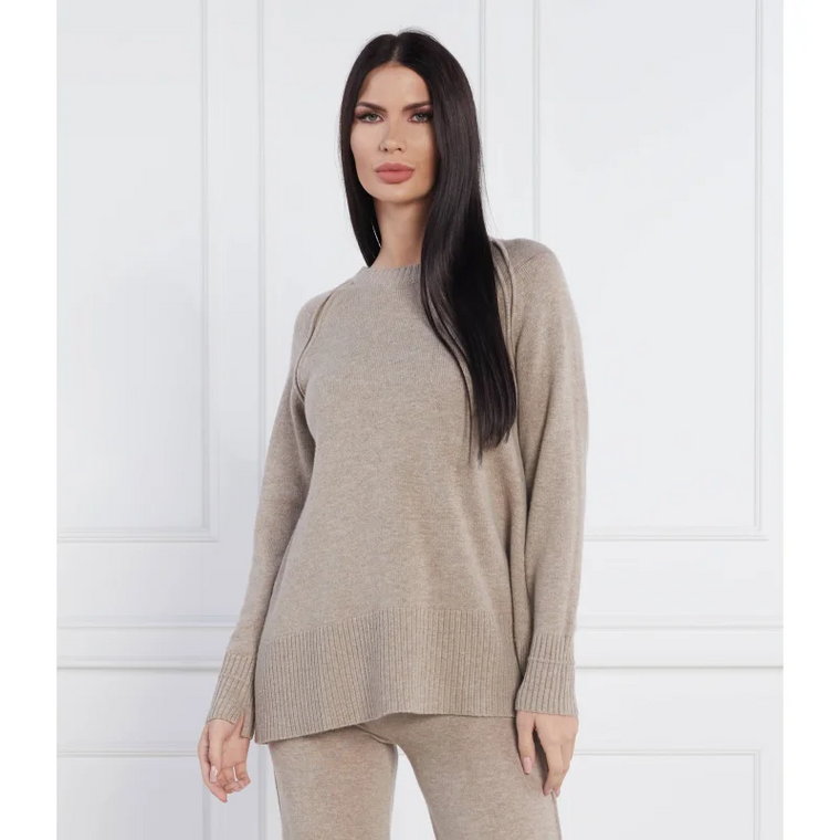Beatrice B Wełniany sweter MAGLIA | Regular Fit | z dodatkiem kaszmiru