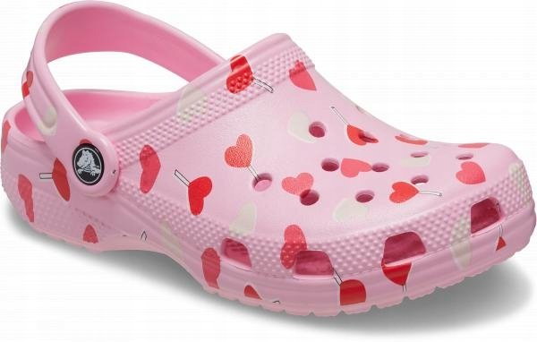 Dziecięce Buty Chodaki Crocs Classic Vday 209755 Clog Kids 27-28