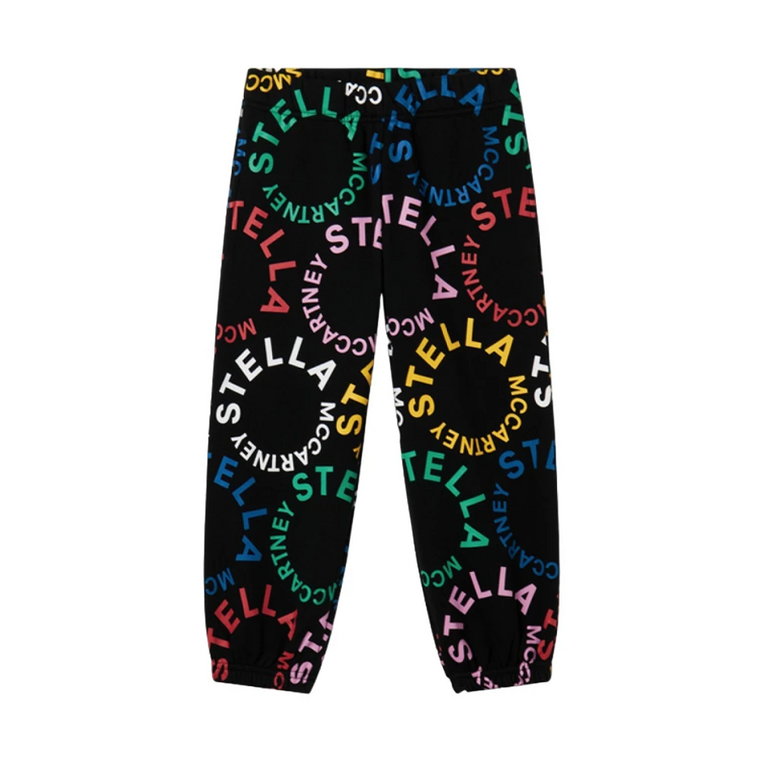 Kolorowe spodnie dresowe dla dzieci Stella McCartney
