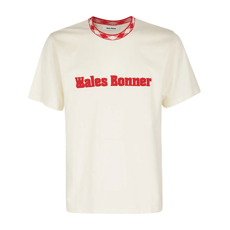 Klasyczny Bawełniany T-shirt Wales Bonner