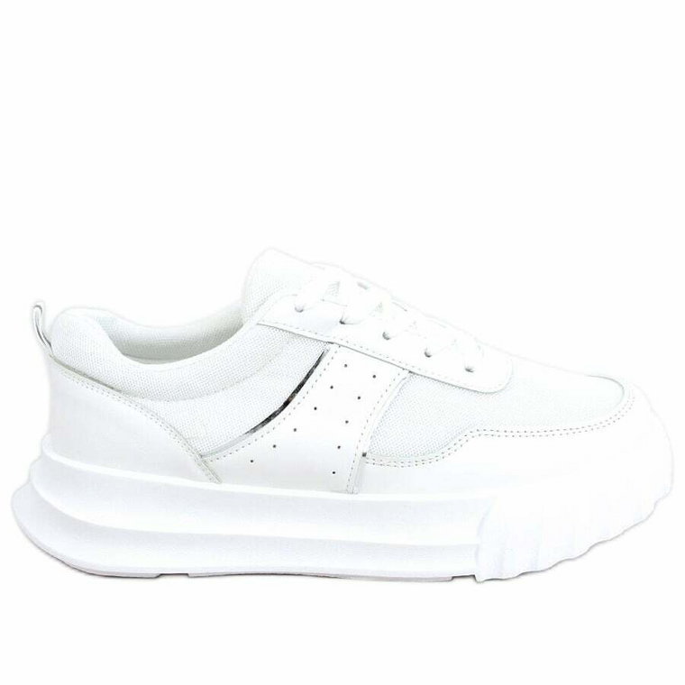 Buty sportowe damskie Perla White białe