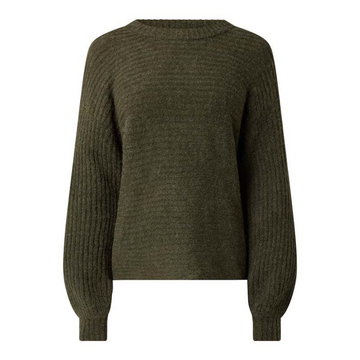 Sweter z dodatkiem wełny z alpaki model Mara