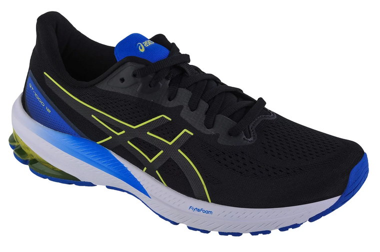 ASICS GT-1000 12 1011B631-002, Męskie, Czarne, buty do biegania, tkanina, rozmiar: 41,5