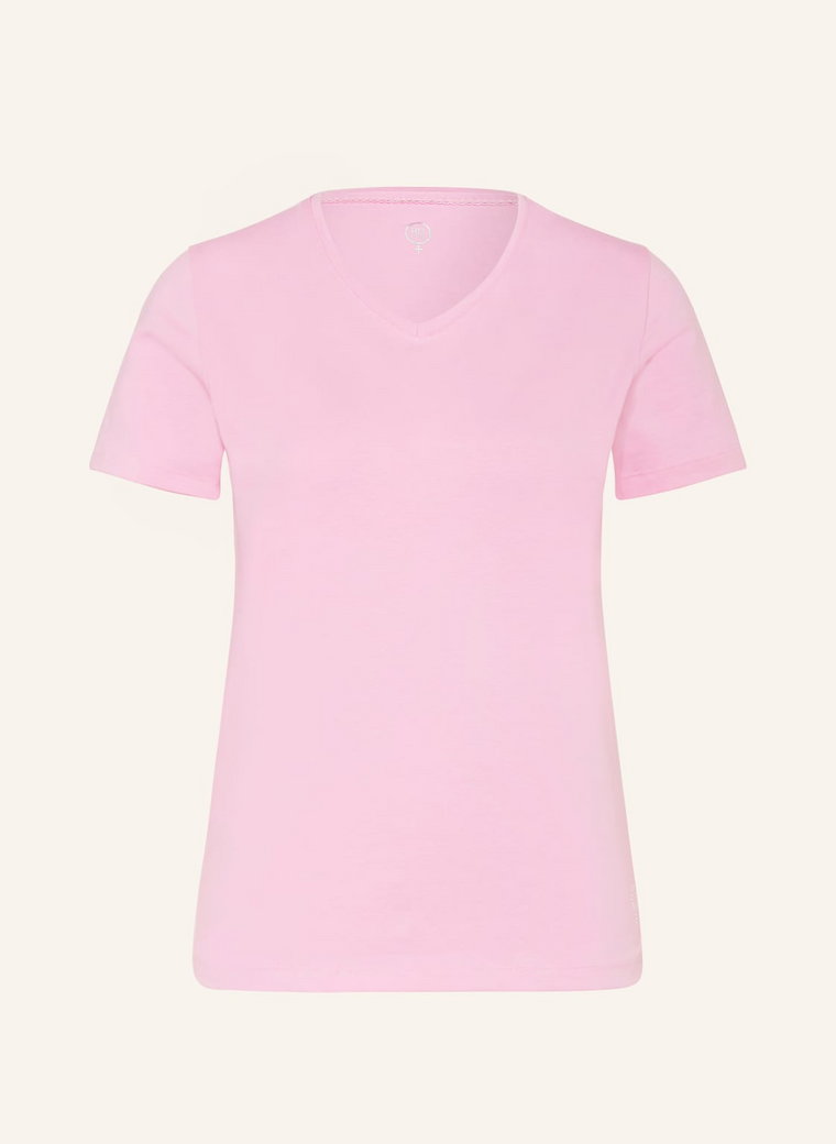 Boviva T-Shirt Z Obszyciem Ozdobnymi Kamykami rosa