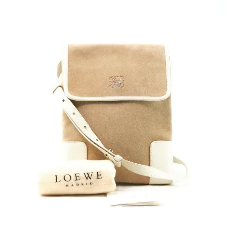 Pre-owned Suede shoulder-bags Loewe Pre-owned