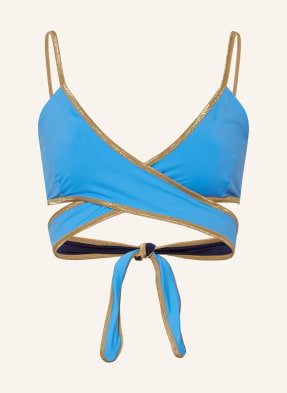 Mymarini Góra Od Bikini Bustier Shine, Model Dwustronny blau