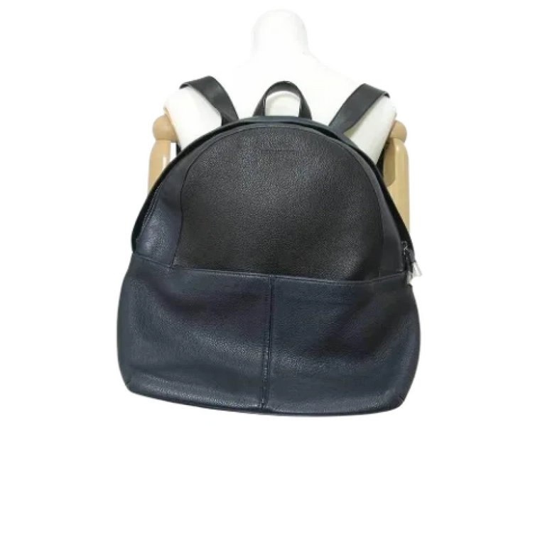 Pre-owned Leather backpacks Dior Vintage