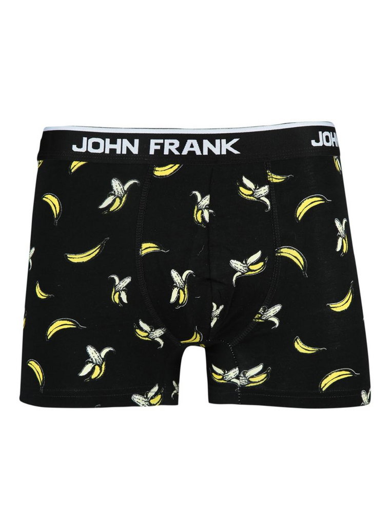Bokserki Męskie Czarne John Frank Banana JFBD247
