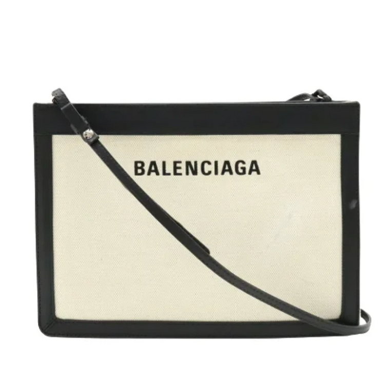 Pre-owned Canvas clutches Balenciaga Vintage