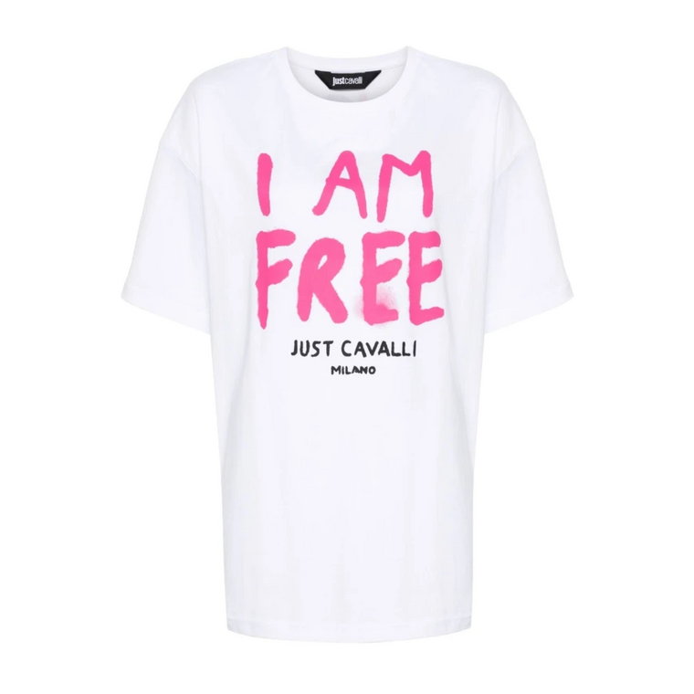 Białe T-shirty i Pola dla Kobiet Just Cavalli
