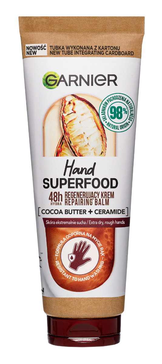 Garnier Hand Superfood Krem do rąk Cocoa 75 ml