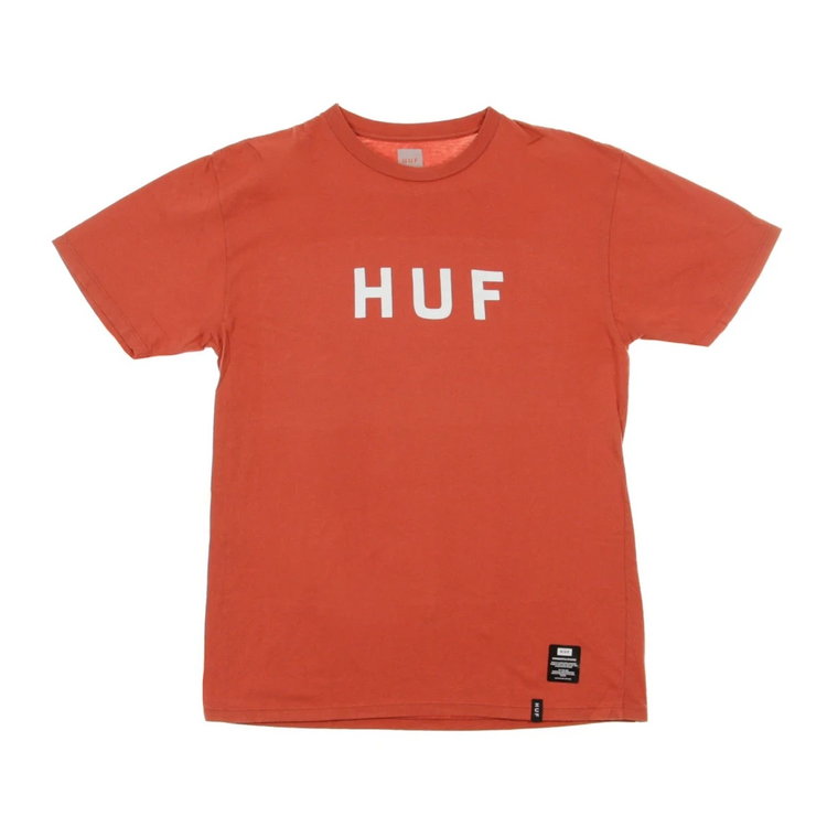 Essentials Logo Poppy T-Shirt HUF