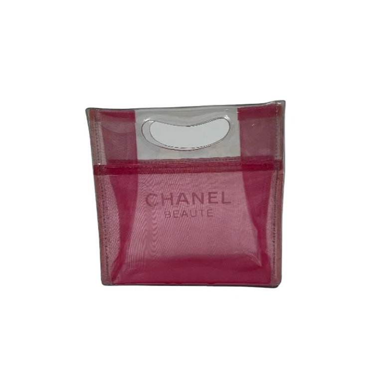 Używana różowa torba z tworzywa sztucznego Chanel Vintage