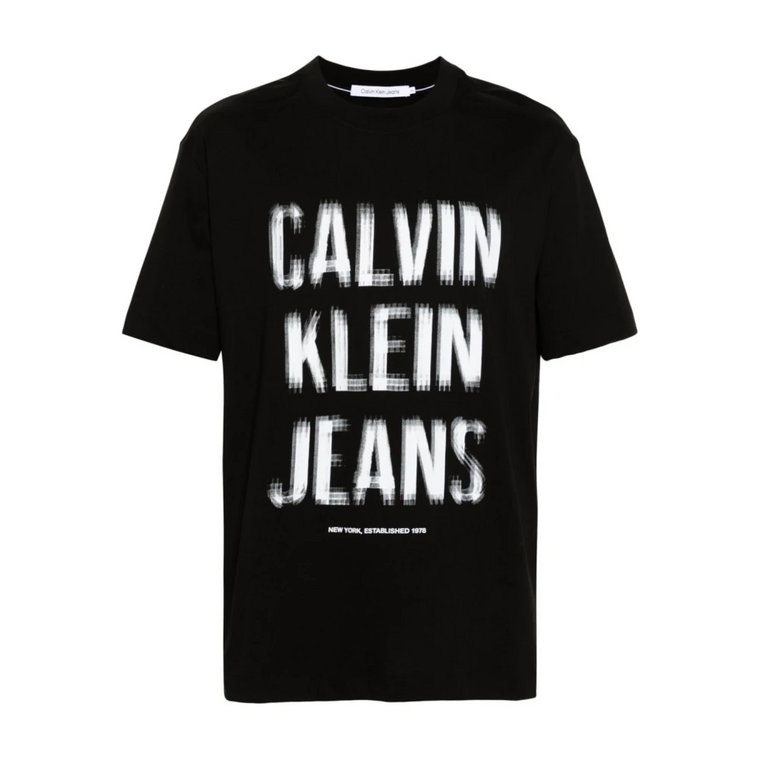 Czarne koszulki i pola od Calvin Klein Calvin Klein Jeans