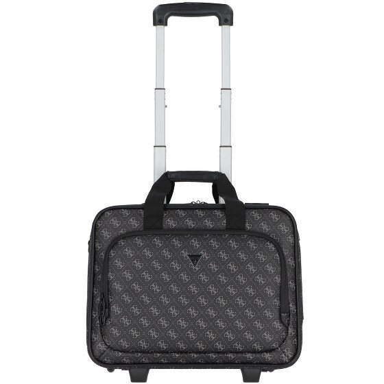 Guess Vezzola 2 kółka Walizka biznesowy 42 cm Komora na laptopa dark black