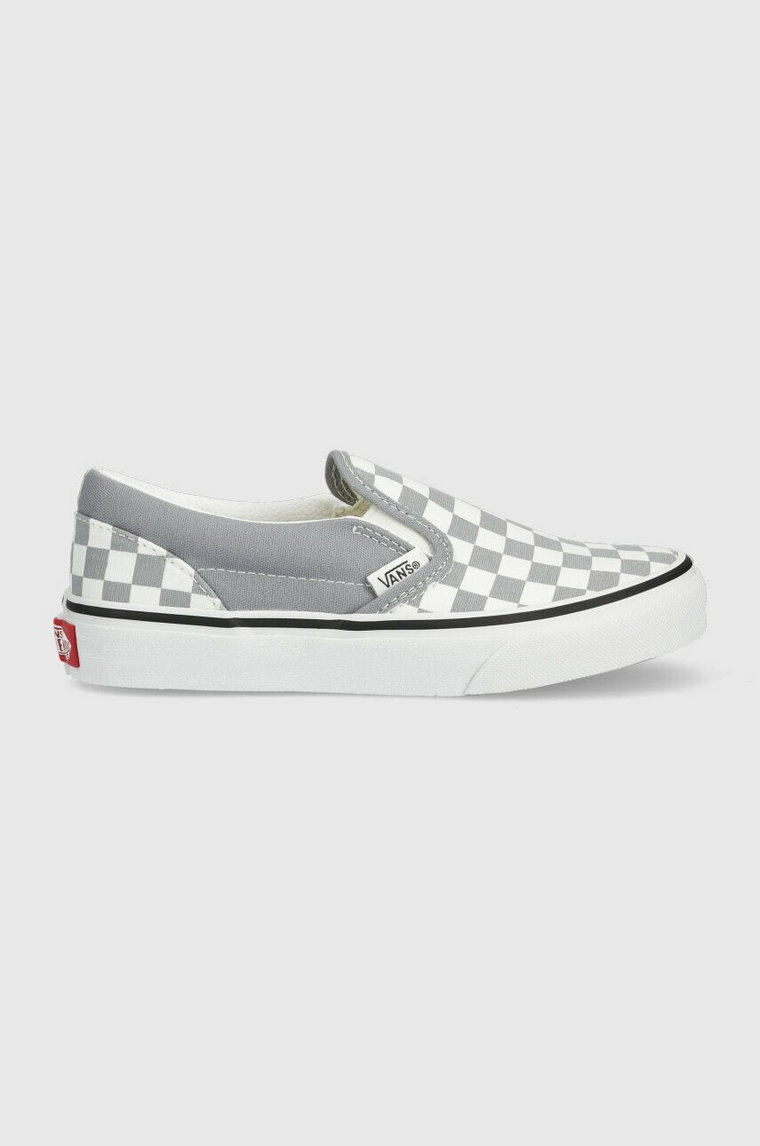 Vans tenisówki dziecięce UY Classic Slip On CTHR CHBD TRDWN kolor szary