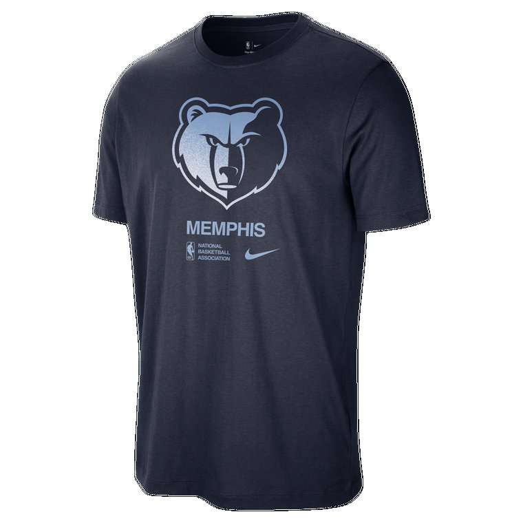 T-shirt męski Nike NBA Memphis Grizzlies Courtside - Niebieski