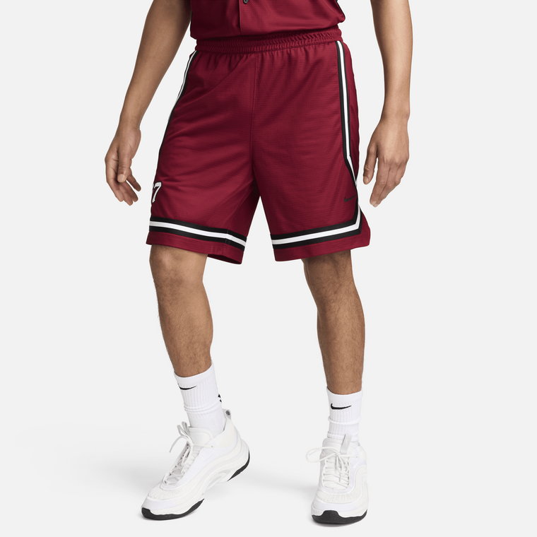 Męskie spodenki do koszykówki 21 cm Dri-FIT Nike DNA Crossover - Czerwony